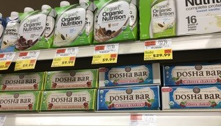 Dosha Bars at Wholefoods